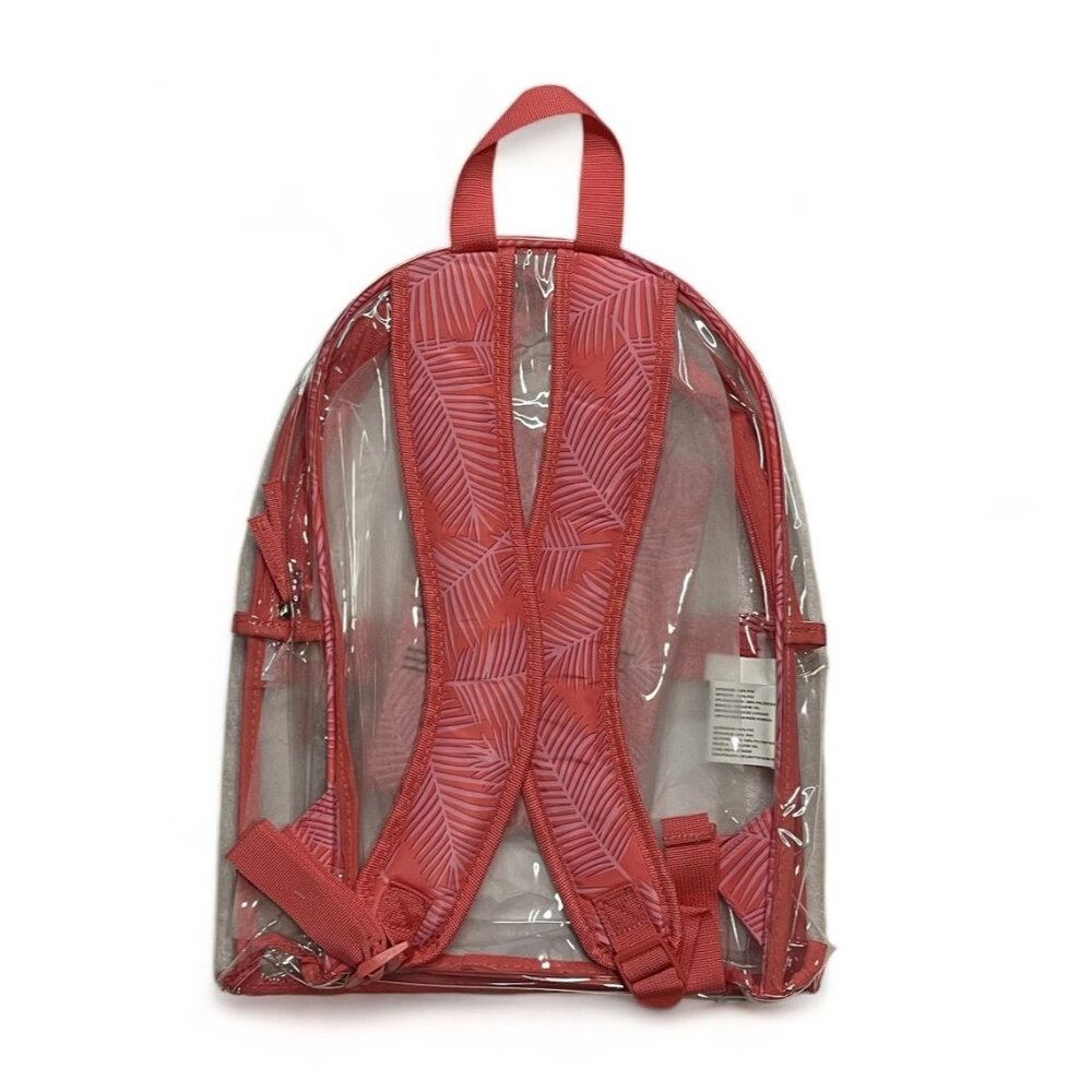 Eastsport Clear Backpack With Zipper Pouch Set - Multiple Colors, Pack of 4, New - Picture 3 of 16